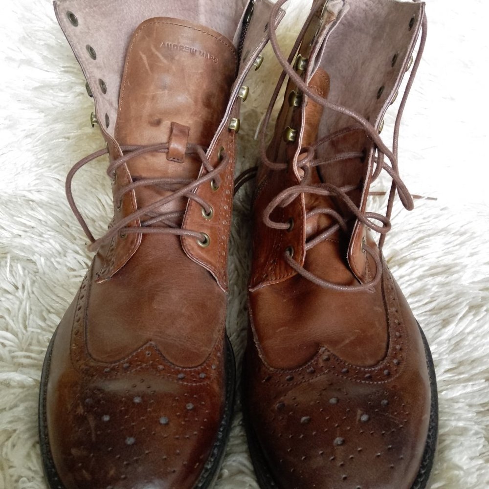 Andrew Marc Men's Brown boots, 9.5 US - Picture 6 of 10